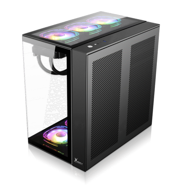 XANDER VELOX PRO ARGB ATX TEMPERED GLASS CASE 7 FANS - Image 2
