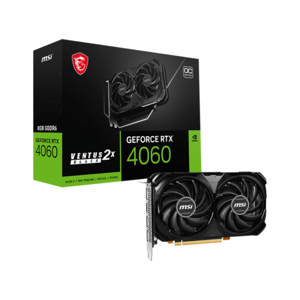 MSI RTX 4060 VENTUS 2X 8G OC, INTEL I5 12400F, AG 200 COOLER, MSI H610M, MSI 240GB SATA S270, 16 GB 3200 MHZ, MSI MAG A600DN, FSP M340 GAMING CASE - 4 FANS - Image 4