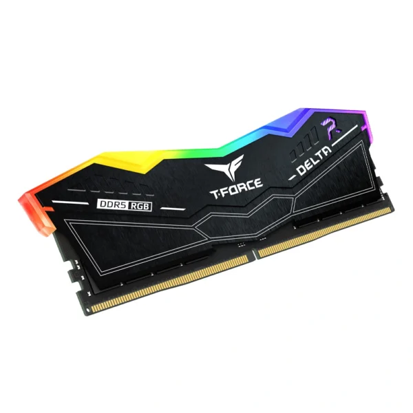 TEAMGROUP CL38 DELTA RGB DDR5 64GB (32x2) 6000MHZ DESKTOP MEMORY BLACK - Image 4
