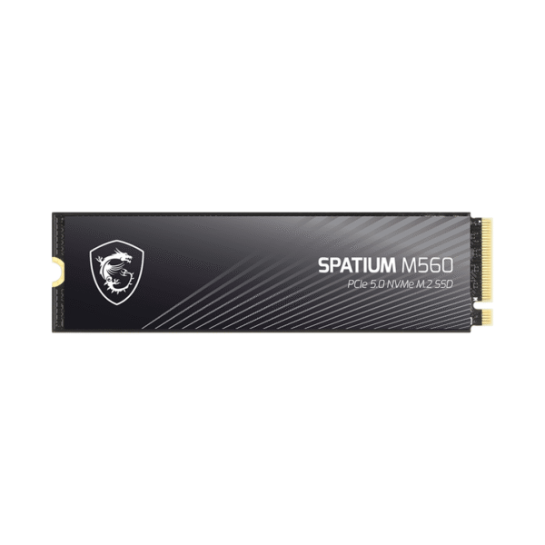 MSI SPATIUM M560 1TB PCIe 5.0 NVMe M.2 SSD – Gen5 | Read 10,300MB/s | Write 8,700MB/s - Image 3