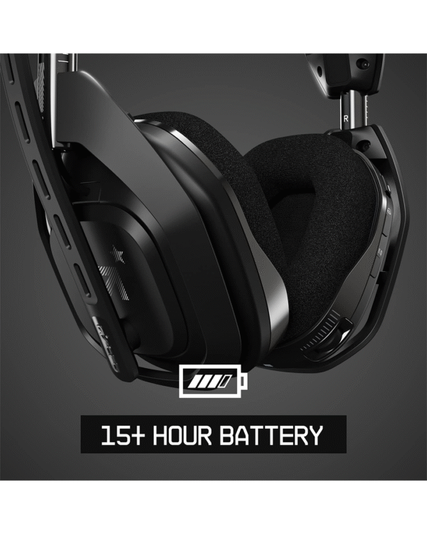 ASTRO Gaming A50 Wireless Headset + Base Station Gen 4 - Compatible With PS5, PS4, PC, Mac - Black/Silver - Image 3