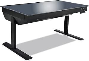 Lian Li DK-05FX UK Dual eATX Tempered Glass RGB Desk - Black