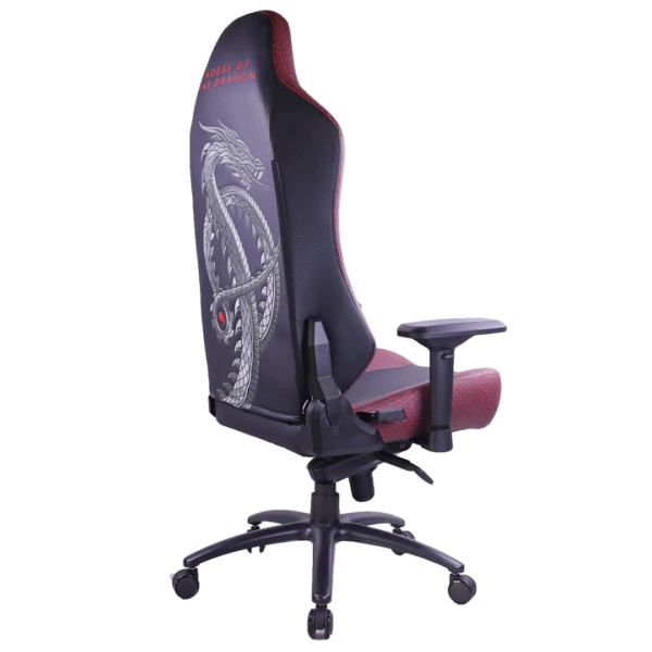 GAMEON x DC Licensed Gaming Chair With Adjustable 4D Armrest & Metal Base - House of The Dragons - Image 4