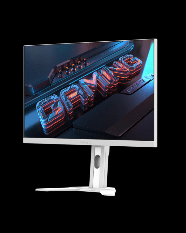 GIGABYTE M27QA ICE Gaming Monitor, 27" SS IPS Display, QHD Resolution, 180Hz Refresh Rate, 1ms (MPRT) Response Time, AMD FreeSync Technology, Aim Stabilizer Sync, Black Equalizer, White | M27QA-ICE - Image 4