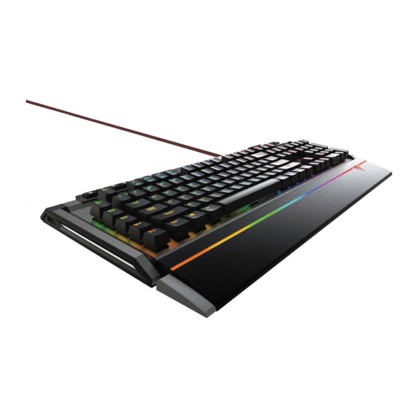 Patriot Viper V770 Mechanical Gaming Keyboard Full RGB Lighting - Kailh Red Switches, 5 Dedicated Macro Keys, Audio/USB Pass-Through Ports, Aircraft-Grade Aluminum Chassis, Removable RGB Magnetic Palm Rest - Image 5