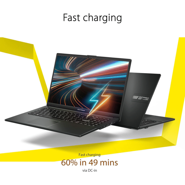 ASUS Vivobook 15 E1504FA-NJ287 – 15.6" FHD | Ryzen 5 7520U | 8GB LPDDR5 RAM | 512GB SSD | DOS | Mixed Black - Image 6