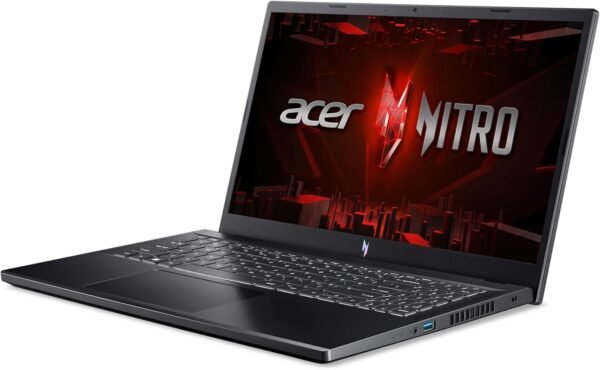 Acer Nitro V 15 ANV15-51-79G2 Gaming Laptop, 15.6" FHD IPS 165Hz Display, Intel Core i7-13620H, 16GB RAM, 512GB SSD, GeForce RTX 4060 8GB GPU, ENG K/B, Free DOS, Black - Image 4