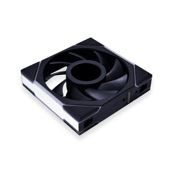 UNI FAN TL-LCD 120 Black (1pc) aRGB PWM with LCD Screen 120mm TBC RPM (1pcs) NO controller 28mm thickness - Image 4