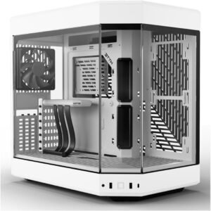 HYTE Y60 Modern Aesthetic Dual Chamber Panoramic Tempered Glass Mid-Tower ATX Computer Gaming Case