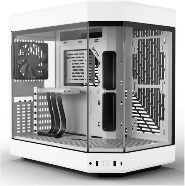 HYTE Y60 Modern Aesthetic Dual Chamber Panoramic Tempered Glass Mid-Tower ATX Computer Gaming Case