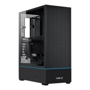 LIAN LI SUP01X Gaming Case Black,Medium Case - (3x120mm PWM fans, PCIE 4.0 included)