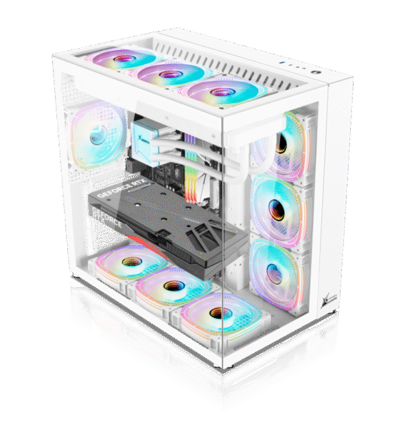XANDER VELOX PRO ARGB ATX TEMPERED GLASS CASE 7 FANS