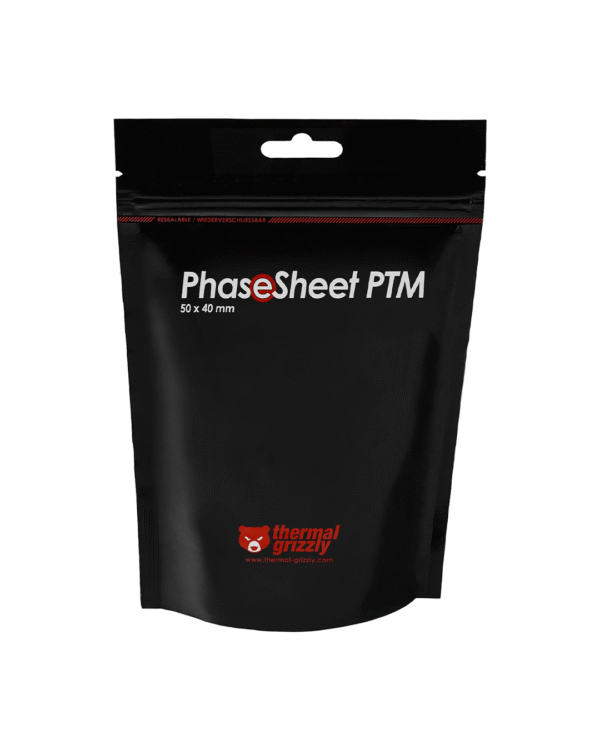 Thermal Grizzly - PhaseSheet PTM (50x40mm)- High-Performance Thermal pad with Phase Change Material | Durable, not electrically Conductive, for CPU, GPU & Electronics Cooling - Image 6
