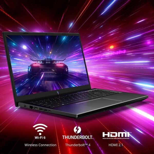 Acer Nitro V 15 ANV15-51-79G2 Gaming Laptop, 15.6" FHD IPS 165Hz Display, Intel Core i7-13620H, 16GB RAM, 512GB SSD, GeForce RTX 4060 8GB GPU, ENG K/B, Free DOS, Black - Image 3