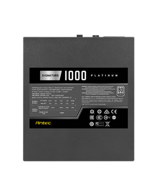 ANTEC SIGNATURE 1000W MODULAR POWER SUPPLY 80 PLUS PLATINUM - 10 YEARS WARRANTY - Image 8