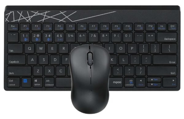 RAPOO  Multi-mode Wireless Desktop Set  8000M Keyboard And Mouse