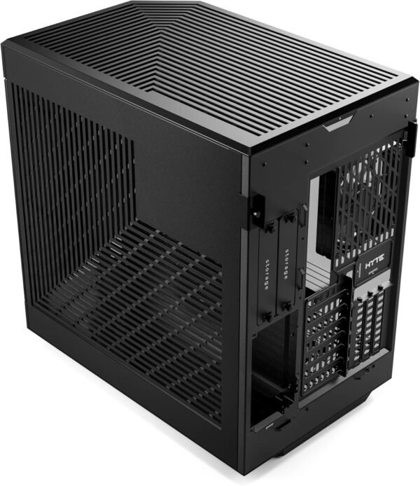 HYTE Y60 Modern Aesthetic Dual Chamber Panoramic Tempered Glass Mid-Tower ATX Computer Gaming Case - Image 11