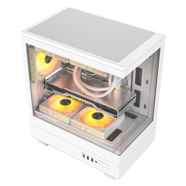 DarkFlash DB330M M-ATX Gaming Pc Case - Image 3