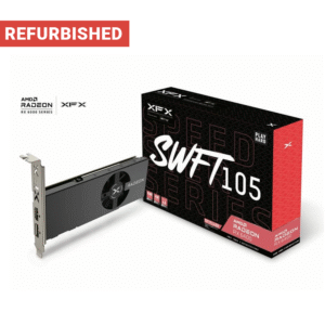 XFX SPEEDSTER SWFT105 RADEON RX 6400 Gaming Graphics Card with 4GB GDDR6, AMD RDNA™ 2 (Refurbished)