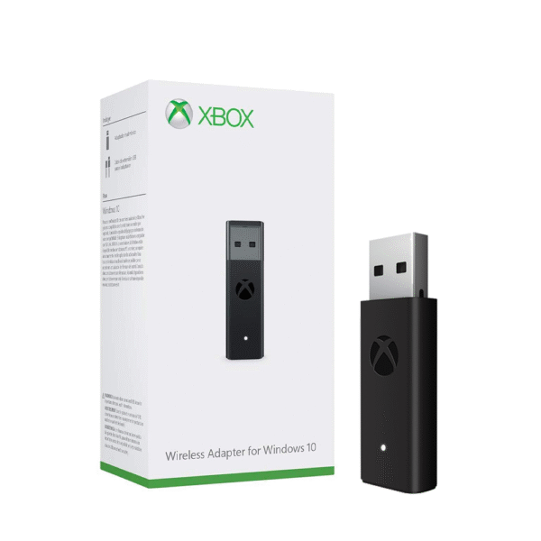 Wireless USB Receiver for Xbox One Elite Series S X Controller 2nd Generation Adapter for Windows PC 10 Laptops Gamepad Adapter
