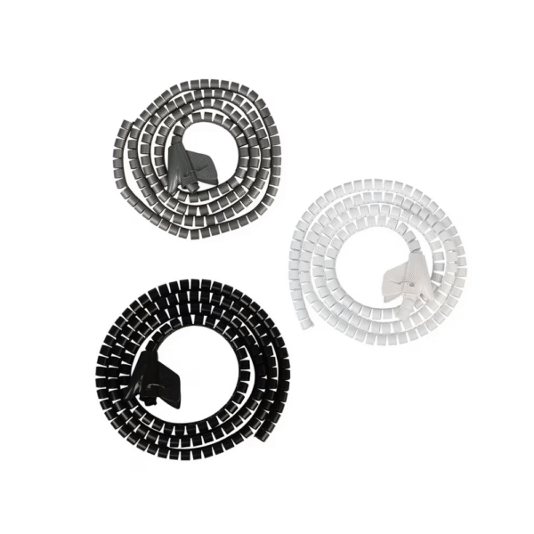 Spiral Wrapping Band Cable Management – 30mm Factory Hot Sale Plastic Cable Tidy Under Desk Snake Cable Manager - Image 2