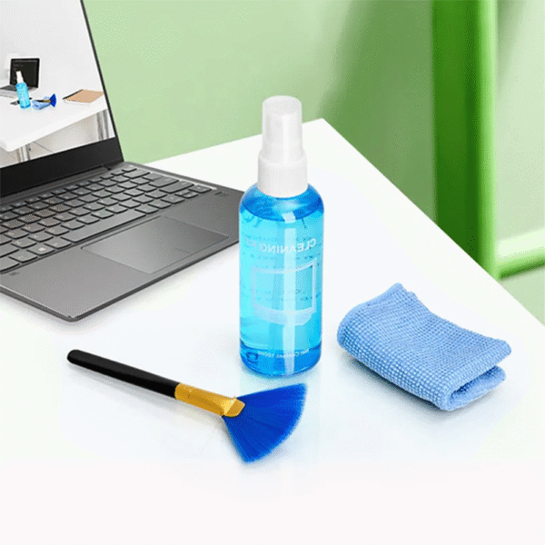 3-in-1 Multipurpose Laptop Cleaning Kit Microfiber, Brush Cleaner Set for Keyboard PC Screen Phone CLN-016 - Image 3