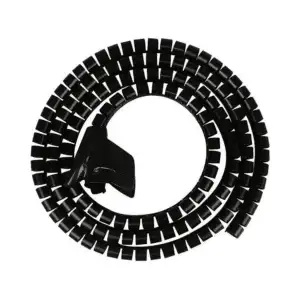 Spiral Wrapping Band Cable Management – 30mm Factory Hot Sale Plastic Cable Tidy Under Desk Snake Cable Manager