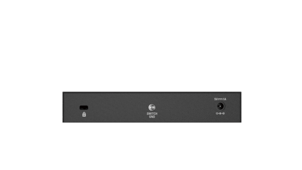 D-Link Ethernet Switch, 8 Port Gigabit Unmanaged Metal Fanless Desktop or Wall Mount Design (DGS-108), Black - Image 4