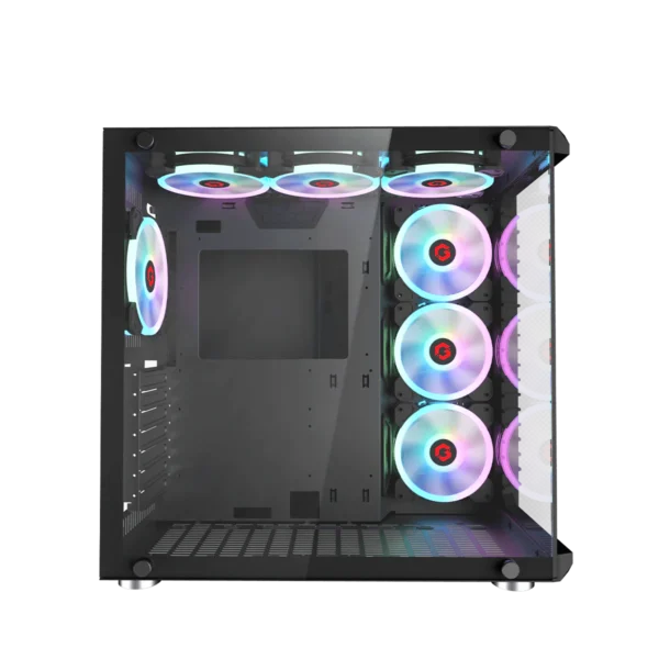 GAMEON Emperor Midnight III Series Mid Tower Gaming Case - Black,  GO-EMPERORIII-M - Image 3