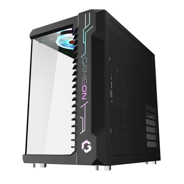 GAMEON Emperor Midnight III Series Mid Tower Gaming Case - Black,  GO-EMPERORIII-M - Image 6