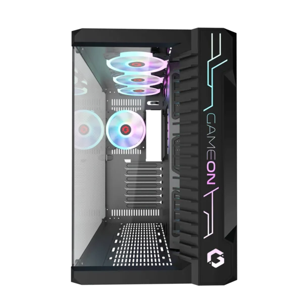 GAMEON Emperor Midnight III Series Mid Tower Gaming Case - Black,  GO-EMPERORIII-M - Image 7