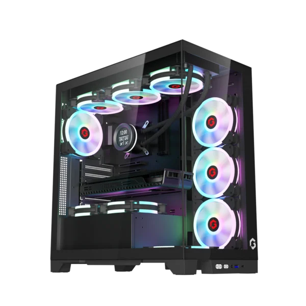 GAMEON Emperor Midnight IV Series Mid Tower Gaming Case - Black