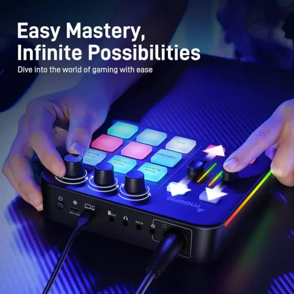 Maonocaster G1 NEO Audio Mixer For Game Streamer - Image 7