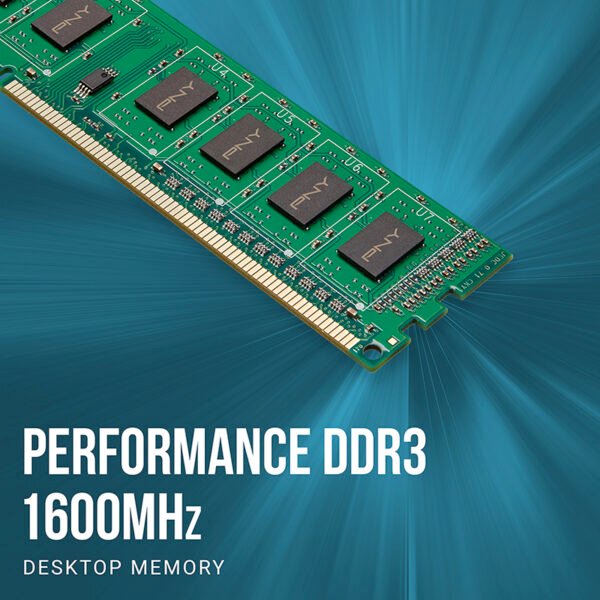 PNY Performance DDR3 8GB 1600MHz NHS Desktop Memory | UDIMM | High-Quality RAM Upgrade for Desktops - Image 6