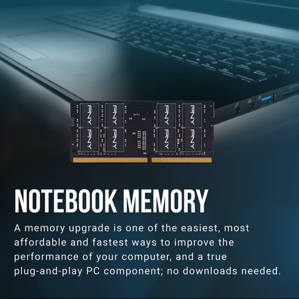 PNY Performance DDR4 3200MHz Notebook Memory | SO-DIMM Laptop RAM | High-Speed DRAM Upgrade - Image 4