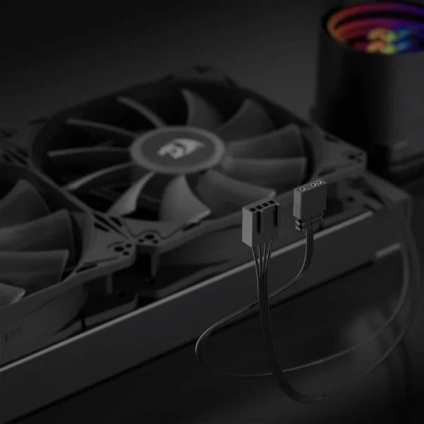 Redragon CCW-3013 ARGB AIO 360 CPU Liquid Cooler - Black | CCW-3013W - Image 3