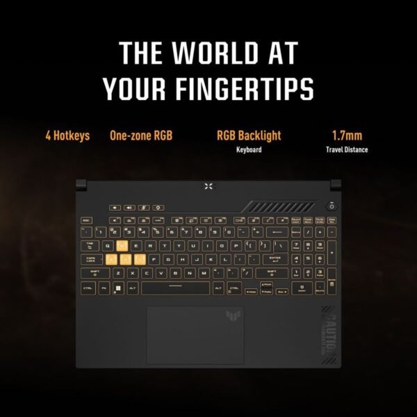 Asus TUF GamingFX507VU-LP343 Core™ i7-13620H 1TB SSD 16GB 15.6" (1920x1080) 144Hz DOS NVIDIA® RTX 4050 6GB Mecha Grey Backlit Keyboard - Image 6