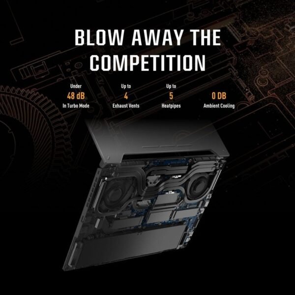 Asus TUF GamingFX507VU-LP343 Core™ i7-13620H 1TB SSD 16GB 15.6" (1920x1080) 144Hz DOS NVIDIA® RTX 4050 6GB Mecha Grey Backlit Keyboard - Image 5