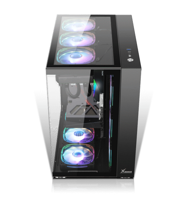 XANDER VELOX PRO ARGB ATX TEMPERED GLASS CASE 7 FANS - Image 13