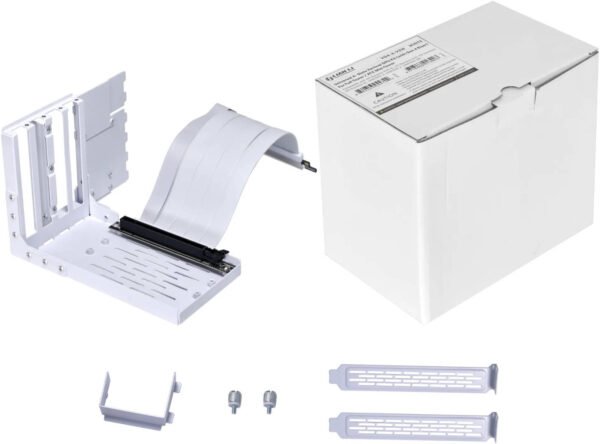 LIAN LI VG4-4-V2 Universal 4 Vertical GPU Slots Kit (PCIe4.0)  White - Image 3