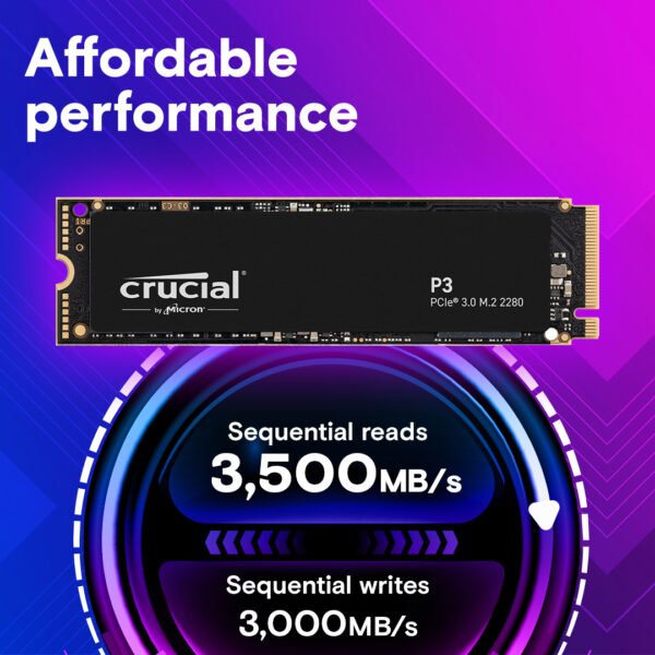 Crucial P3 4TB PCIe M.2 2280 SSD - Image 6