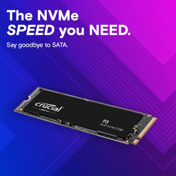 Crucial P3 4TB PCIe M.2 2280 SSD - Image 2