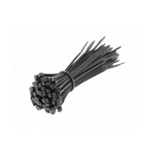 Nylon Cable Ties 2.5 x 100 mm, 100 pcs, Black