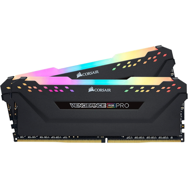 CORSAIR VENGEANCE RGB PRO DDR4 RAM 32GB (2x16GB) 3600MHz CL18-22-22-42 1.35V Intel AMD Desktop Computer Memory - Black