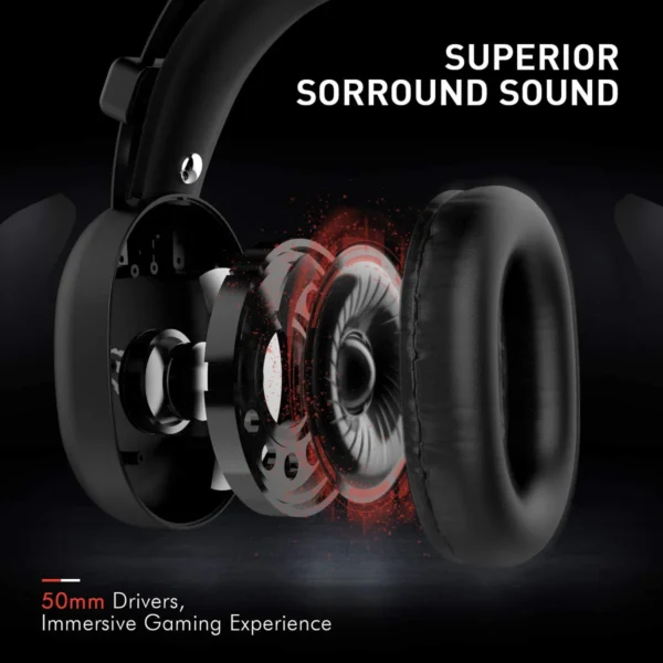 HAVIT H2016D RGB Wired Gaming Headset with Microphone Stereo Surround Sound - Image 2