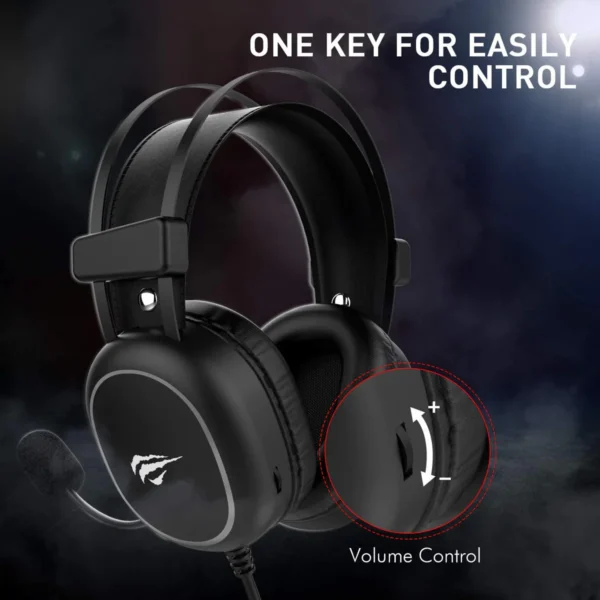 HAVIT H2016D RGB Wired Gaming Headset with Microphone Stereo Surround Sound - Image 4
