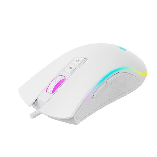 HAVIT MS1034 RGB BACKLIT Wired Gaming Mouse - White - Image 7