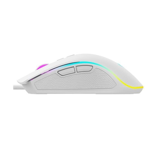 HAVIT MS1034 RGB BACKLIT Wired Gaming Mouse - White - Image 3
