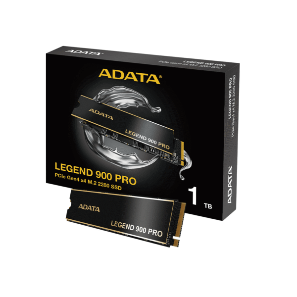 ADATA LEGEND 900 PRO Gen4 NVMe SSD – 7,400MB/s Read | PS5 Compatible | 5-Year Warranty