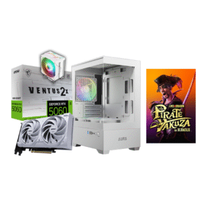 Stylish Power Build: RTX 5060 VENTUS 8GB | i5 13400F + DDR5 | Xander White Edition